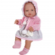 Španielska bábika Berbesa - bábätko Amanda 43 cm