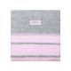 Dětská bavlněná deka Womar 75x100 šedo-růžová
