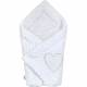 Luxusní Zavinovačka z Minky New Baby bílá 73x73 cm