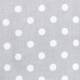 Univerzální kojící polštář ve tvaru C New Baby XL šedý s puntíky