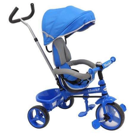 Dětská tříkolka Baby Mix Ecotrike s bezpečnostními pásy light blue