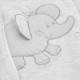 Zimní kombinézka New Baby Winter Elephant světle šedá