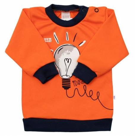 Kojenecké bavlněné tričko New Baby skvělý nápad