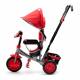 Dětská tříkolka s LED světly Baby Mix Lux Trike červená