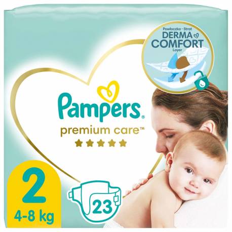 PAMPERS Premium Care Plienky jednorazové 2 (4-8 kg) 23 ks