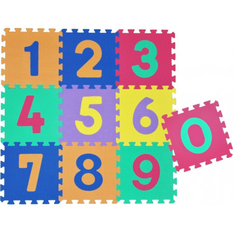 Mekké puzzle bloky - číslice